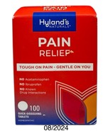 Hyland&#39;s Naturals Pain Relief Quick Dissolving Tablets 100 Homeopathic - $63.13 CAD