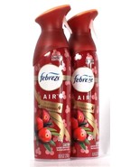 2 Febreze Air 8.8 Oz Limited Edition Fresh Twist Cranberry Air Refresher... - £19.17 GBP