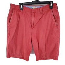 J Crew Men's Red Rivington Chino Shorts Size 33 - $18.76