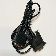 VEGA-TECH DB9 RS232 Serial Port Extension Cable E189529 Black MF COM Port - $8.07