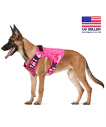 Tactical Dog Harness with Leash Military Vest No-Pull Adjustable for Tra... - $71.30 CAD+