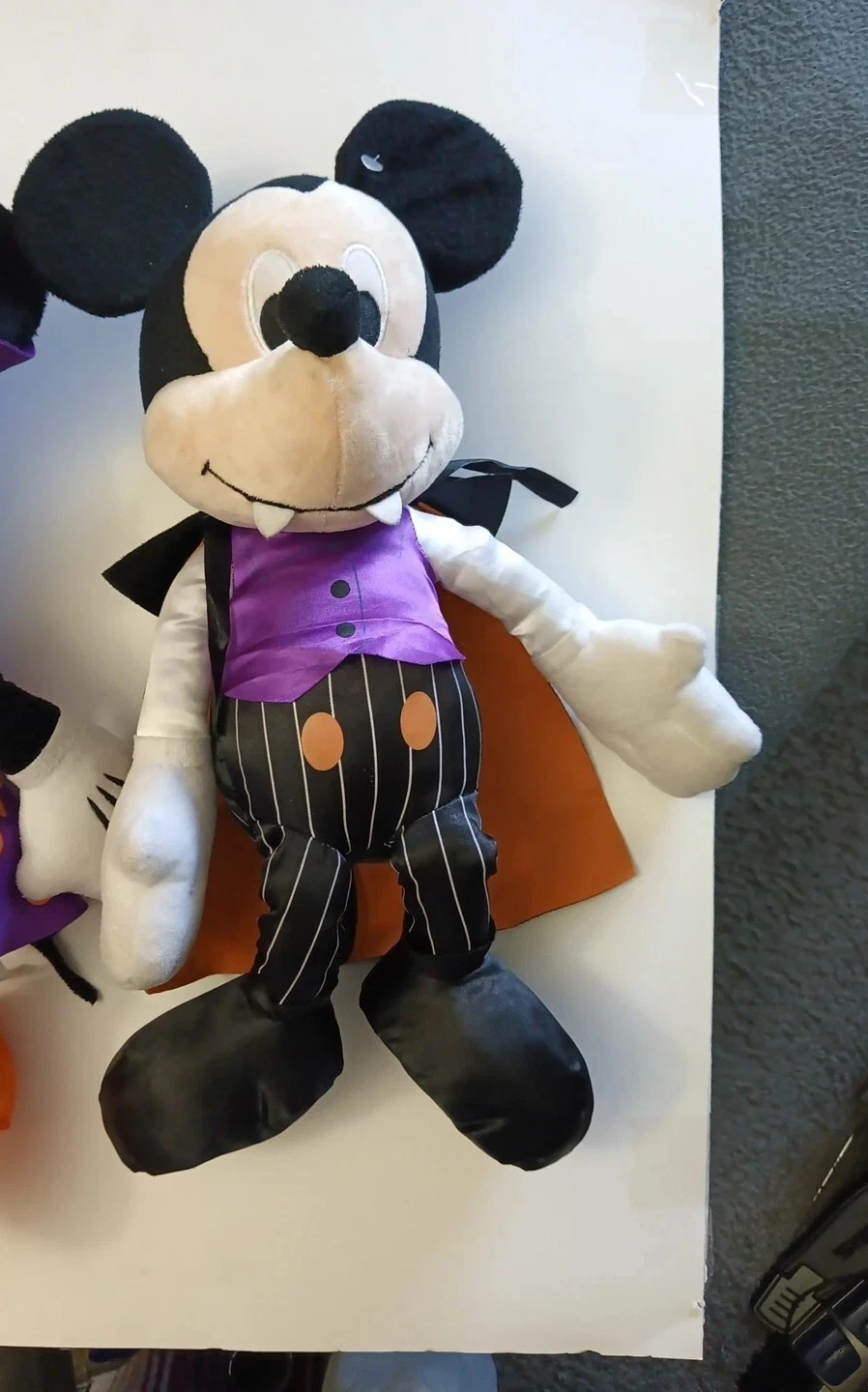 Halloween Disney Exclusive Plush Dracula Vampire Mickey Mouse 20”, DIsney Plush - $21.99