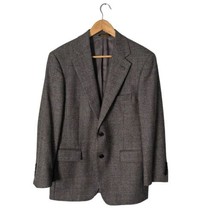 Brooks Brothers Loro Piana Blazer Plaid Houndstooth Merino Wool Jacket Size 38 S - £99.52 GBP