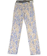 J.Mclaughlin Lexi Jean Women&#39;s Watercolor Blue Tan White Print Stretch N... - $102.72 CAD