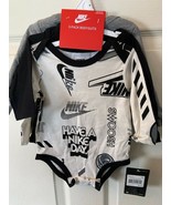 Nike 3 Pack Long Sleeve 6 Month *NEW w/Tags* nn1 - $34.17 CAD