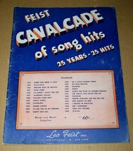 Feist Cavalcade Of Song Hits Songbook Vintage 1938 Leo Feist Inc. - £19.97 GBP