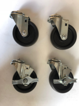 Atosa Casters For Cook Rite Stove Ranges All Model 2 Standard 2 Brakes /SET Of 4 - $129.00