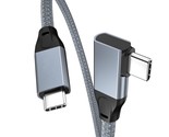 Usb C To Usb C Cable Right Angle 100W 0.6Ft, Usb 3.2 Gen2X2 20Gbps Data ... - $14.99