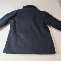 Jan Stanper Regular Women's Black Full Zip Snap Button Coat Size Medium image 14