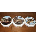 VNTG! Leopard Siberian Tiger+ Plates LOT 3 Mother&amp;Cubs Heart of the Wild... - $23.75