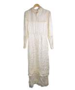 Vintage Gunne Sax Dress Womens 9 Bridal Collection Floral Lace Wedding Gown - $188.52