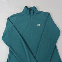 The North Face Women's TKA 100 Lightweight 1/4 Zip Pullover Green Sweatshirt S image 11