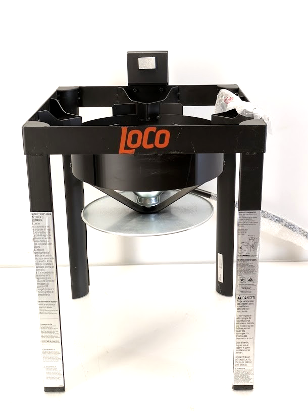 LOCO Turkey Deep Fryer Cookers 30 Qt  18LB Stainless LCTFKES830CAP2 No I... - $65.24