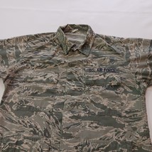 Defense Logistics Agency Men's Green Camo Coat Jacket Pockets Chest Size 45" image 8