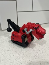 Dreamworks Mattel Dinotrux Ty-Rux Diecast Red 4&quot; Dino Trucks Toy T Rex - £6.91 GBP