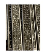 56 Silver Plated Stainless Ornate Flatware Patterned Made in Korea - $51.43