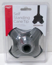 Equate Self-Standing Rubber Cane Tip Black Fits 3/4"-7/8" Shafts 062797 ... - $12.34