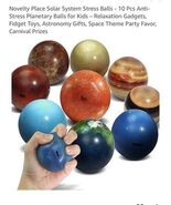 Solar System Stress Balls Set Of 20. (T9) - $9.00