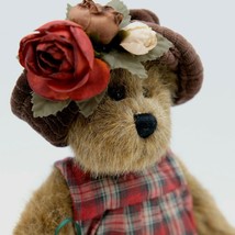 Boyds Bears Lizzie Wishkabibble 10” Plush Bear W/Hat &amp; Book ~ Free Standing - £11.66 GBP