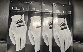 NEW Maxfli Men&#39;s LEFT XL CADET Elite Golf Gloves 4 pack PREMIUM LEATHER ... - $27.67