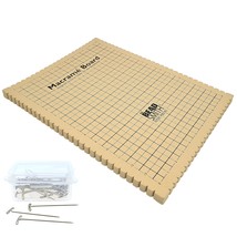 Macrame Combo - Bead Board 10 X 14 Inches - Box Of 40 T-Pins 1.75 Inches - Brace - £30.66 GBP