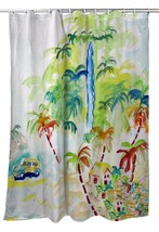 Betsy Drake Colorful Palms Shower Curtain - £87.04 GBP