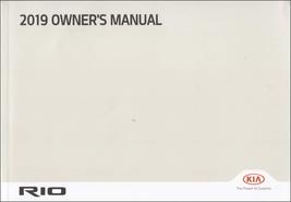 2019 Kia Rio Owner&#39;s Manual Original [Paperback] Kia - £36.76 GBP