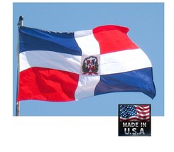 DOMINICAN REPUBLIC 3x5 Heavy Duty Super-Poly Indoor/Outdoor FLAG Banner*... - £10.95 GBP