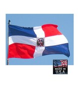 DOMINICAN REPUBLIC 3x5 Heavy Duty Super-Poly Indoor/Outdoor FLAG Banner*... - £10.93 GBP