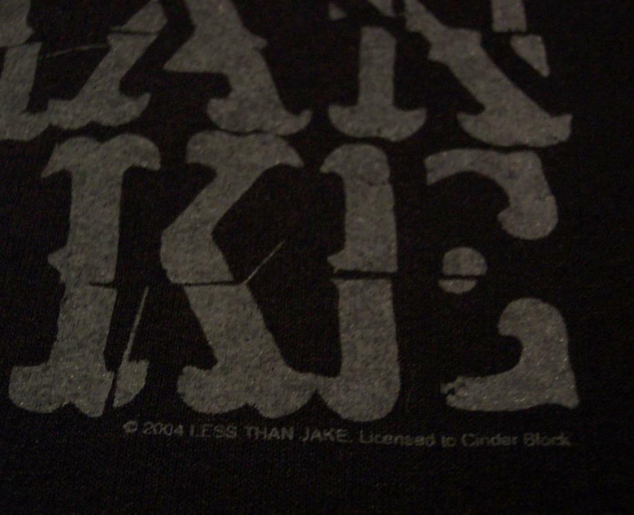 LESS THAN JAKE WARRIORS ZIPPERDOWN HOODIE HOODED Sweatshirt Ska Band LARGE NEW Item image 3