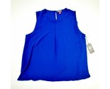 Vince Camuto Women&#39;s Sleeveless Top Size Large Blue TH12 - £15.58 GBP