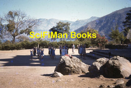 KODACHROME Red Border Slide Mexico? Guatemala? Pretty Girls Stretching 1940s - $2.96