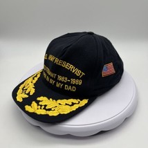Vintage  1980s 1984 U.S. Army Reservist Donald Hume Scrambled Eggs Hat USA Made - £57.64 GBP