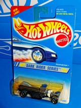 Hot Wheels 1995 Dark Rider #300 Rigor-Motor Mtflk Black w/ Pro Circuits PC6s - £3.11 GBP