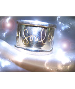 HAUNTED HEAR MY SOUL RING ILLUMINATI SOUL  FIRE EXTREME ENERGY MAGICK MYSTICAL  - $333.77