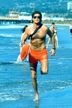 David Hasselhoff iconic running along beach as Mitch from Baywatch 18x24... - $23.99