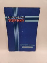 Vintage 1949 CROSLEY TV Model 10-401 instruction booklet Television Rece... - $11.65