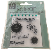 Studio G Clear Stamp Set Graduation Card Making Words Congrats Diploma S... - $4.99