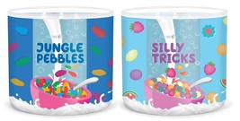 Goose Creek Cereal Jungle Pebbles Silly Tricks Scented 3 Wick Candle Set 14.5 oz - £28.70 GBP