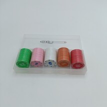 玩具钢笔 Game equipment, chips Opaque Plastic Mini Poker Chips with Storage Box - $10.99