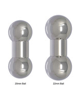 14mm gauge Barbell, Internally threaded 316L stainless steel - $940.16 MXN+