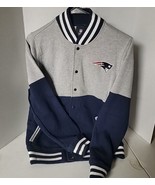 Youth New England Patriots Snap Button Varsity Jacket NFL Team Appare Sz... - $12.16