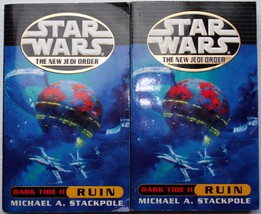Michael A Stackpole Star Wars Njo #3 Dark Tide 2: Ruin Yuuzhan Vong New Republic - £4.07 GBP