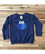 Hanna Andersson Sesame Street Cookie Monster Crewneck Sweatshirt Size 3T - $321.69 MXN