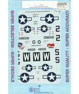 1/72 SuperScale Decals B-17G Flying Fortress American Beauty Bobby Sox 7... - £11.61 GBP