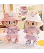 Trendy Travel Outfit for Labubu Doll, Purple Travel Outfit for Labubu, Casual - $17.49