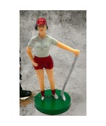 Vintage Lady Golfer Cake Topper Women Sports Bakery - £4.71 GBP