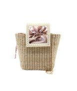 Tote Bag with Pearl handle 2022 new Straw Bag Hand-woven Handbag Women S... - £53.90 GBP
