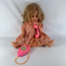 Mattel Hi Dottie Doll with Phone Not Working w/Damage 1971 Mexico - £78.89 GBP