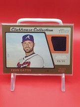 2015 Topps Heritage &quot;Gold&quot; Clubhouse Collection Evan Gattis Jersey Relic #99/99 - £5.36 GBP